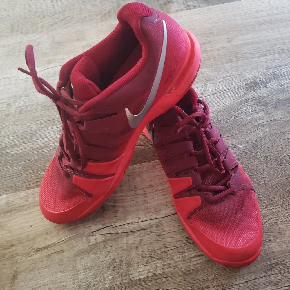 Nike Men’s Air Zoom Vapor 9.5 - Style #631458-602 - Size 8.5 - Burnt Red/White